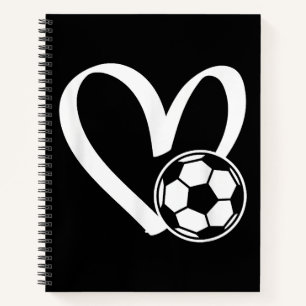 Voetbal Heart Notitieboek