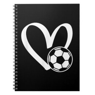 Voetbal Heart Notitieboek