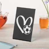 Voetbal Heart Reclamebord Met Voetstuk (Insitu)