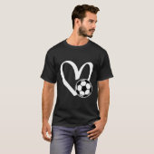 Voetbal Heart T-shirt (Voorkant volledig)