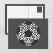 voetbal heilige meetkunde briefkaart (Voorkant / Achterkant)