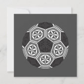 voetbal heilige meetkunde kaart (Voorkant)