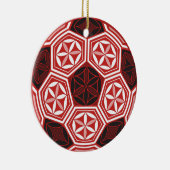 voetbal heilige meetkunde keramisch ornament (Rechts)