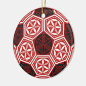 voetbal heilige meetkunde keramisch ornament (Links)