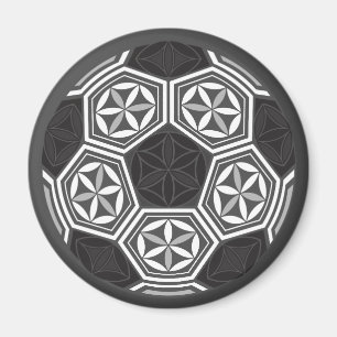 voetbal heilige meetkunde magneet