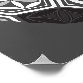 voetbal heilige meetkunde poster (Hoek)