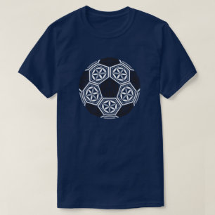 voetbal heilige meetkunde t-shirt
