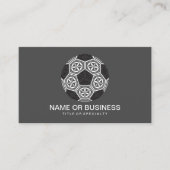 voetbal heilige meetkunde visitekaartje (Voorkant)