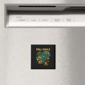 Voetbal Herfst Doelen Pret Kinderen Herfst Pixel V Magneet (Insitu (Vaatwasser))