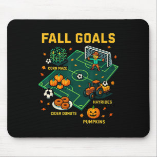 Voetbal Herfst Doelen Pret Kinderen Herfst Pixel V Muismat