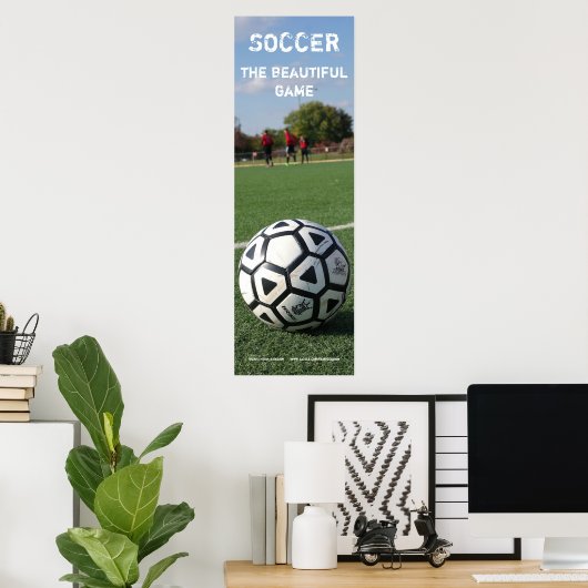 Voetbal - Het mooie Poster van 12x36 (Thuiskantoor)