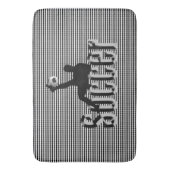 Voetbal het spel, geheugenschuimlaag badmat (Voorkant Verticaal)