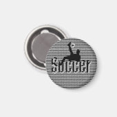 Voetbal Het Spel, Koelkastmagneet Magneet (Voorkant / Achterkant)
