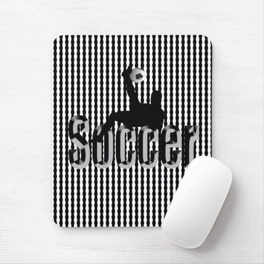 Voetbal het spel, Mousepad Muismat (Met muis)