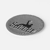 Voetbal het spel, papieren Borden Papieren Bordje (Gekanteld)