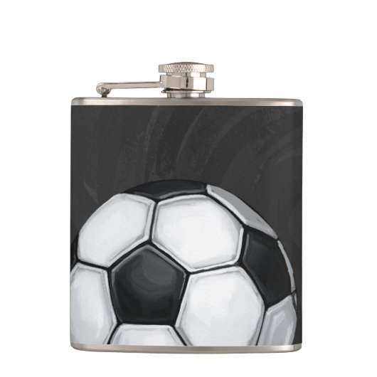 Voetbal Heupfles (Voorkant)