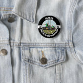 Voetbal High School Senior Night Ronde Button 5,7 Cm (In situ)