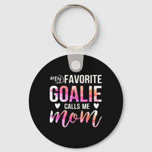 Voetbal Hockey T-shirt voor moeders Mijn favoriete Sleutelhanger