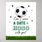 Voetbal Homecoming voorstel Poster (Voorkant)