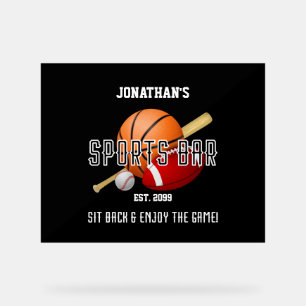 Voetbal Honkbal Basketbal Sportbar Acryl Bord