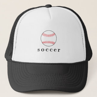 Voetbal Honkbal Grappig Divert T-Shirt Trucker Pet