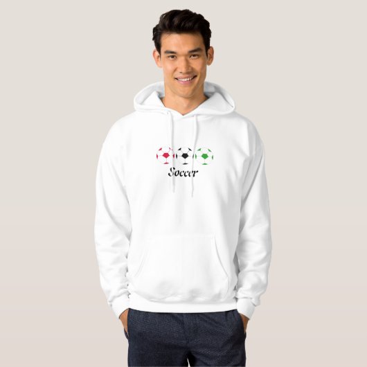 Voetbal Hoodie (Voorkant volledig)