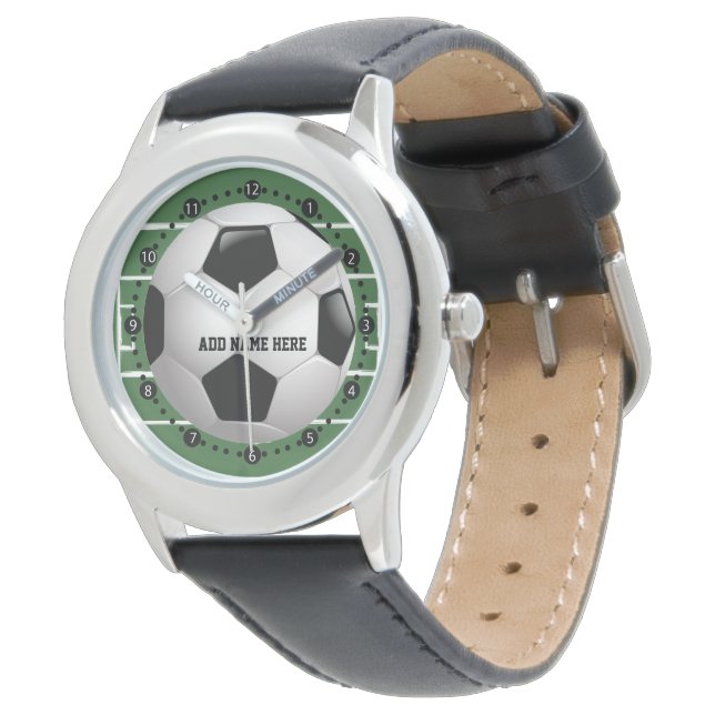  Voetbal Horloge (Gekanteld)