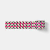 Voetbal / Hot Pink Satijnen Lint (Voorkant)