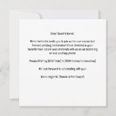 Voetbal Huwelijk thema met bal op groen Kaart (Achterkant)