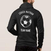 voetbal icoon coach hoodie (Achterkant)