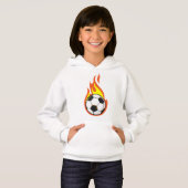 Voetbal in brand (Voorkant volledig)