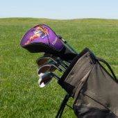 Voetbal in brand. golfheadcover (Insitu)