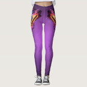 Voetbal in brand. leggings (Voorkant)