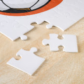 Voetbal in brand legpuzzel (Zijkant)