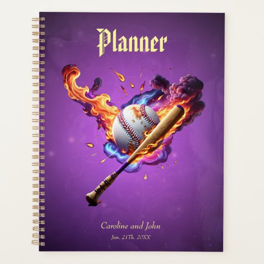 Voetbal in brand. planner (Voorkant)