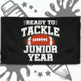 Voetbal in de 11e klas is klaar om terug naar scho spandoek