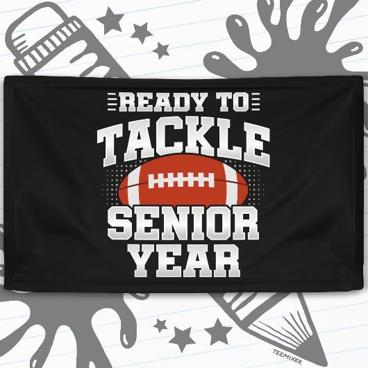 Voetbal in de 12e klas is klaar om terug naar scho spandoek