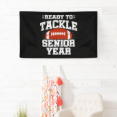 Voetbal in de 12e klas klaar om terug naar school spandoek (Insitu)