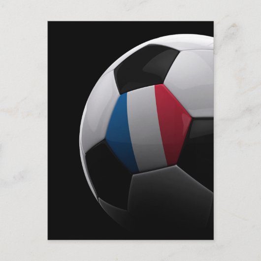 Voetbal in Frankrijk - BRIEFKAART (Voorkant)