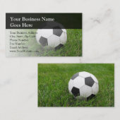 Voetbal in Gras Visitekaartje (Voorkant / Achterkant)