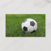Voetbal in Gras Visitekaartje (Achterkant)