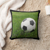 Voetbal in Grass Kussen (Deken)