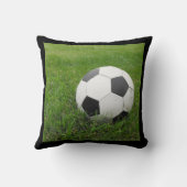Voetbal in Grass Kussen (Achterkant)