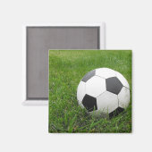 Voetbal in Grass Magneet (Voorkant / Achterkant)