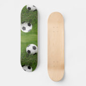 voetbal in Grass Persoonlijk Skateboard (Voorkant)