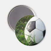 Voetbal in het veld magneet (Voorkant / Achterkant)
