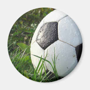 Voetbal in het veld magneet