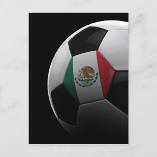 Voetbal in Mexico Briefkaart