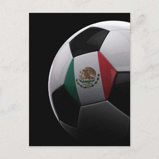 Voetbal in Mexico Briefkaart (Voorkant)