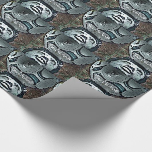 Voetbal in mijn hoofd cadeaupapier (Hoek)